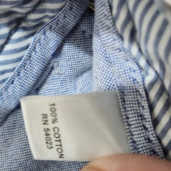 Banana Republic Striped Shorts Chino Casual Walking Size 31 - Picture 4 of 6